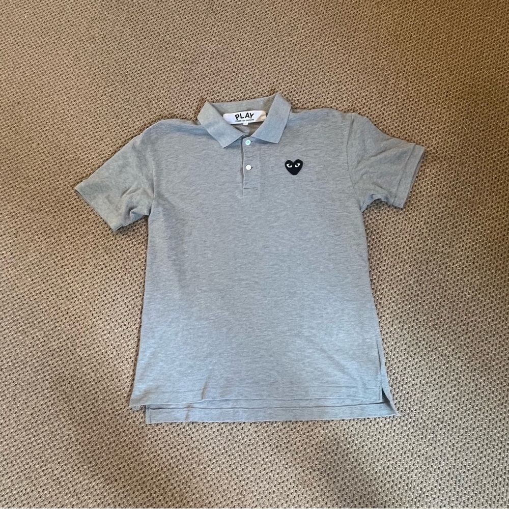 Comme de Garçons Play Short Sleeve Polo Shirt